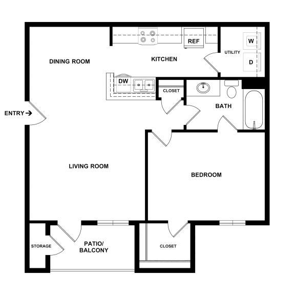 Floor Plans of Parc at Clarksville in Clarksville, TN