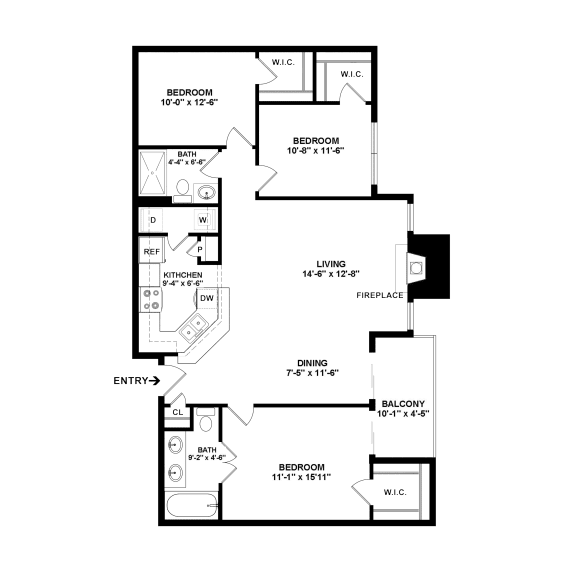 Floor Plans of Parc at Maumelle in Maumelle, AR