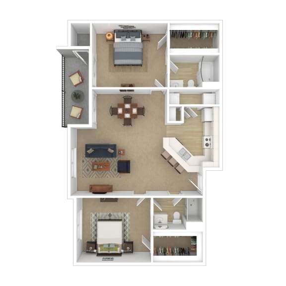 Floor Plans of Parc at Maumelle in Maumelle, AR