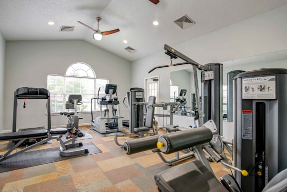Fully Equipped Fitness Center at Waterford Landing Apartments, Hermitage, Tennessee