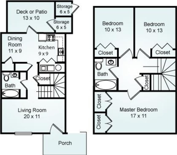 1, 2 & 3 Bedroom Apartments in Knoxville TN Eagle Pointe Apartments
