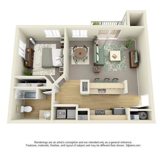 One, Two, & ThreeBedroom Apartments in Lacey, WA Layouts