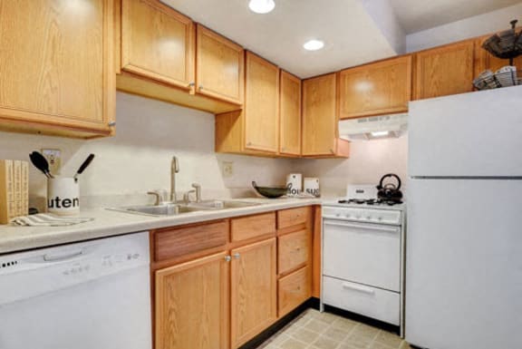 upgraded apartment kitchen