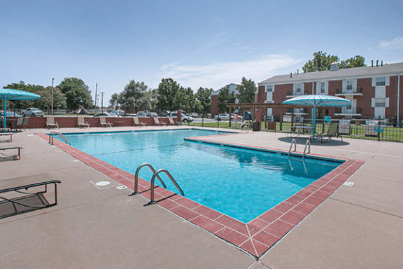 community swimming pool at indian hills apartments
