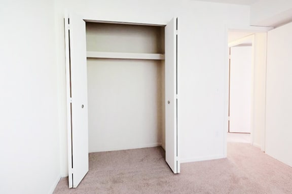bedrooms with closets at waterford pines apartments