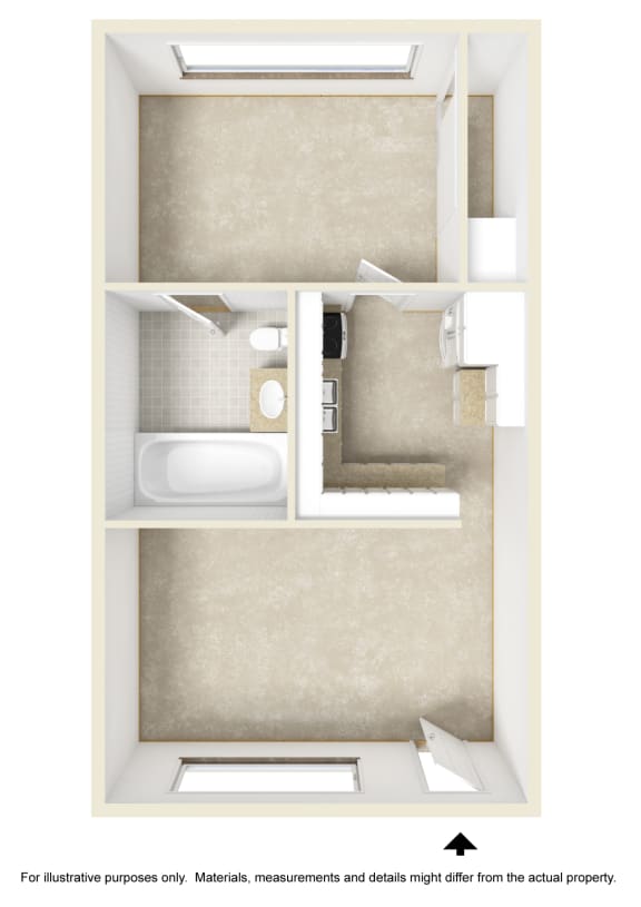 Floor Plans of Monticello Apartments in Seattle, WA