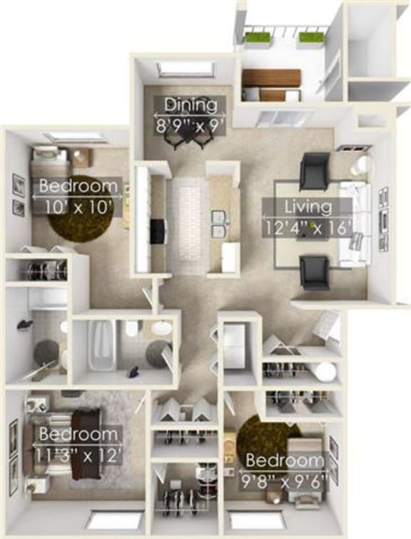 Floor Plans of Cobble Court in Pacific WA