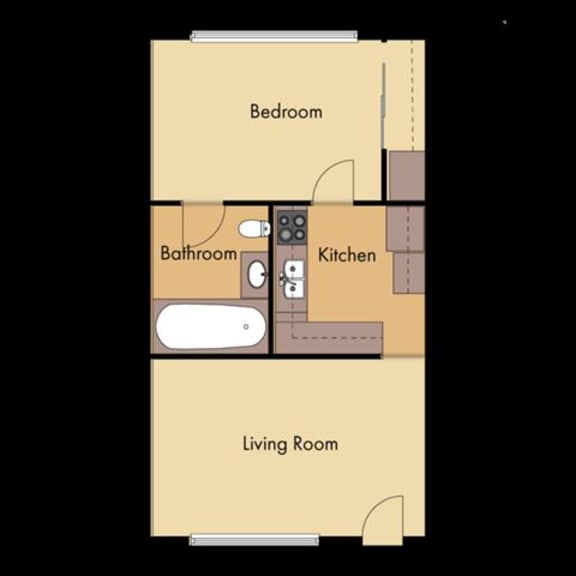 Floor Plans of Monticello Apartments in Seattle, WA