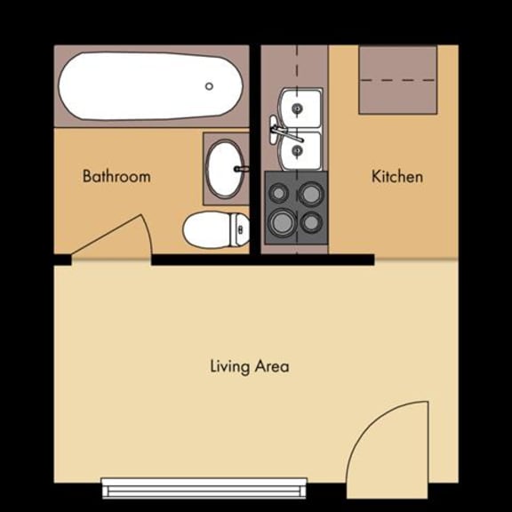 Floor Plans of Monticello Apartments in Seattle, WA