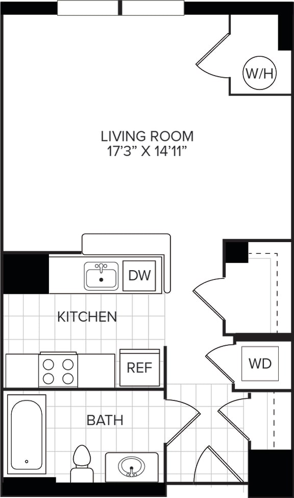 Studio, 1 & 2 Bedroom Apartments in North Bethesda, MD Wentworth House