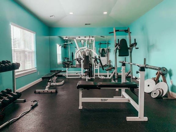 Fitness Center at Barton Farms Apartments and Duplexes in Greenwood, IN