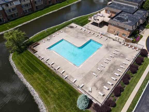 Ariel view at Lawrence Landing, Indianapolis