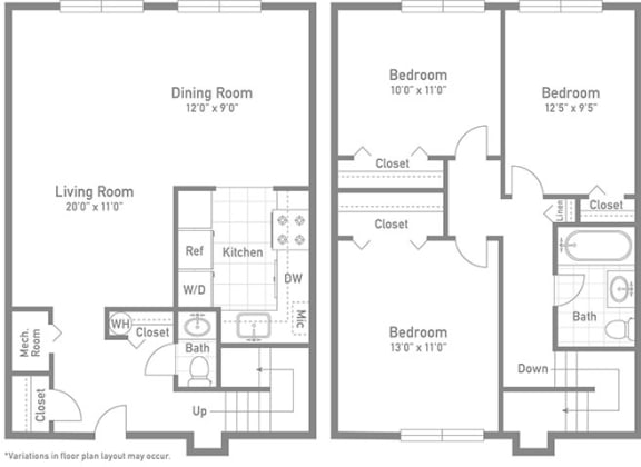1 2 3 Bedroom Apts Townhomes in Fairfax VA Gainsborough Court