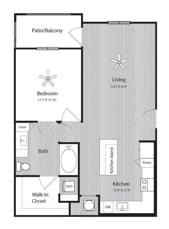A1 floor plan A1 floor plan at Windsor 335, 335 N. State Road 7, Plantation