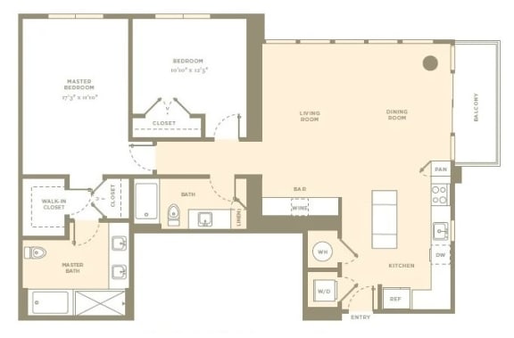 Floor Plan at Amaray Las Olas, 215 SE 8th Ave, FL
