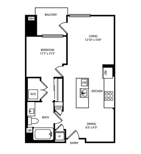 Floorplan at Boardwalk by Windsor, California