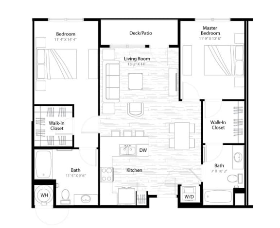Broadway Floorplan at Broadway Station by Windsor Broadway Floorplan at Broadway Station by Windsor