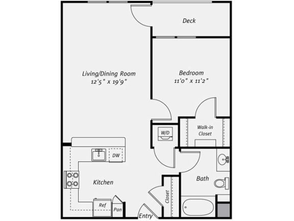 Floor plan at Dublin Station by Windsor, Dublin, CA, 94568