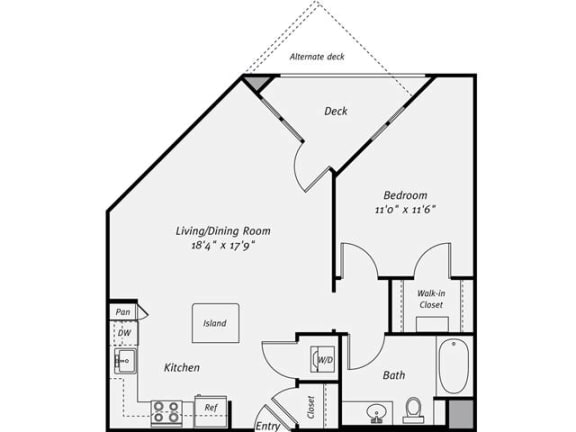 Floor plan at Dublin Station by Windsor, Dublin, CA, 94568