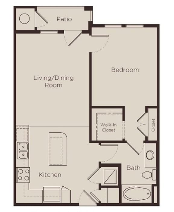Floor plan at Element 47 by Windsor, 2180 N. Bryant St., 80211