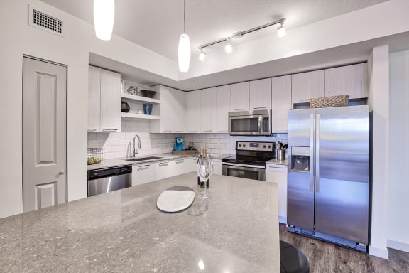 Gourmet Kitchens feature Stainless Steel Appliances at Windsor at Delray Beach, Florida
