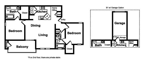 B1 Floor Plan B1 Floor Plan at Legacy by Windsor, Plano, 75024