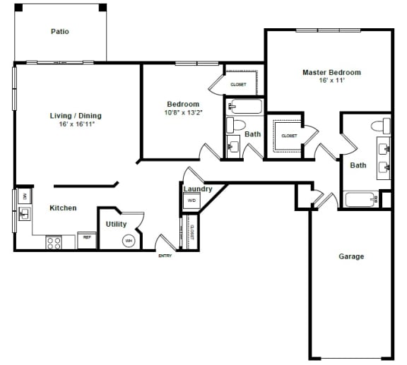 Oceana floor plan Oceana floor plan at Windsor at Mariners, 100 Tower Dr., Edgewater