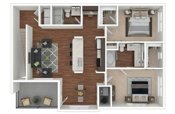 B3 3d Floor Plan, Retreat at the Flatirons, Broomfield, CO 80020 B3 3d Floor Plan, Retreat at the Flatirons, Broomfield, CO 80020