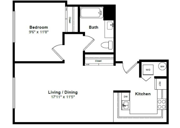 Bora Bora 2d Floor Plan at Tera Apartments Kirkland, WA Bora Bora 2d Floor Plan at Tera Apartments Kirkland, WA