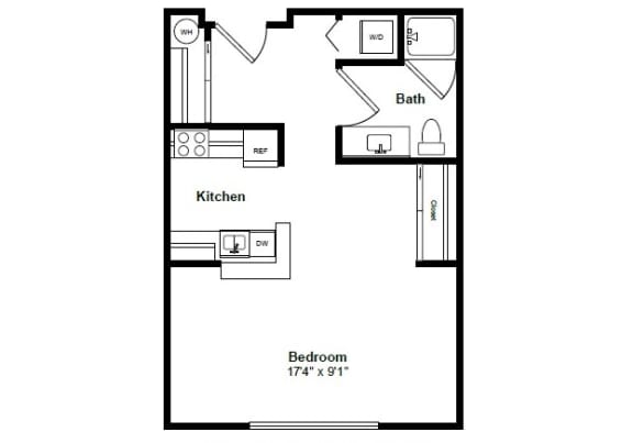 Cozumel 2d Floor Plant at Tera Apartments Kirkland, WA Cozumel 2d Floor Plant at Tera Apartments Kirkland, WA