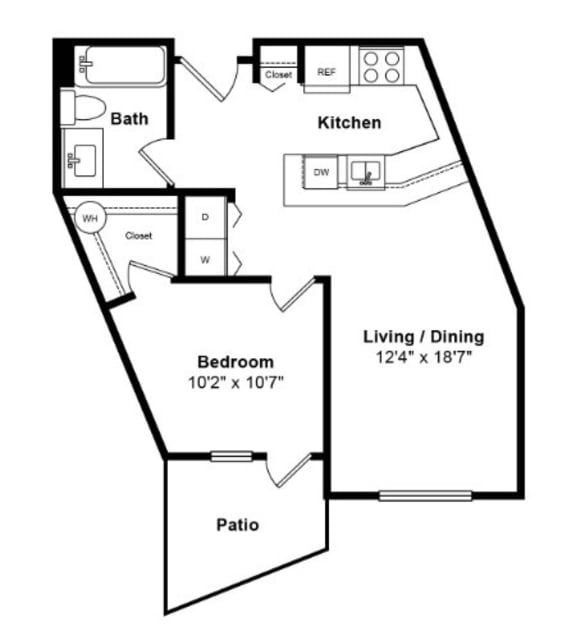 Greenland 2d Floor Plan at Tera Apartments Kirkland, WA Greenland 2d Floor Plan at Tera Apartments Kirkland, WA