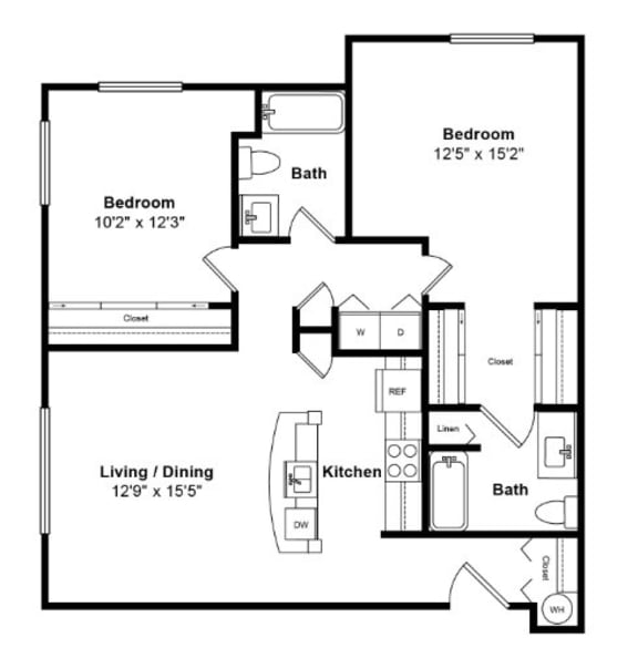 St Pierre Floor Plan at Tera Apartments Kirkland, WA St Pierre Floor Plan at Tera Apartments Kirkland, WA