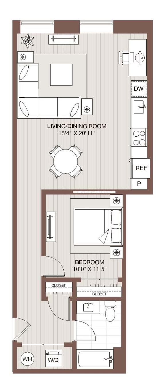 A4 Floorplan A4 Floorplan at Windsor Radio Factory, Melrose, 02176