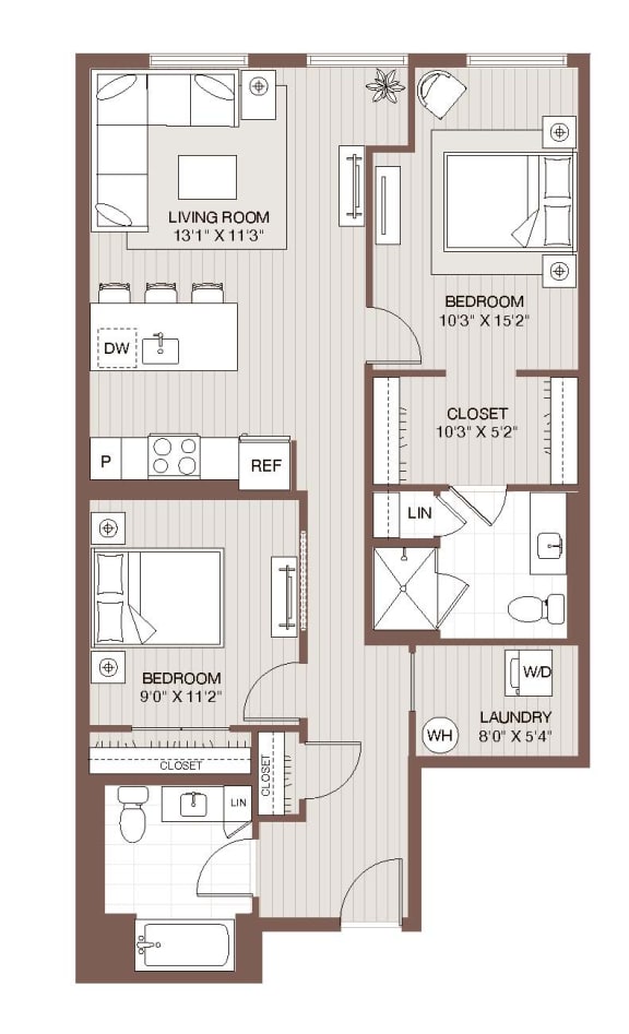 B5 Floorplan B5 Floorplan at Windsor Radio Factory, Melrose