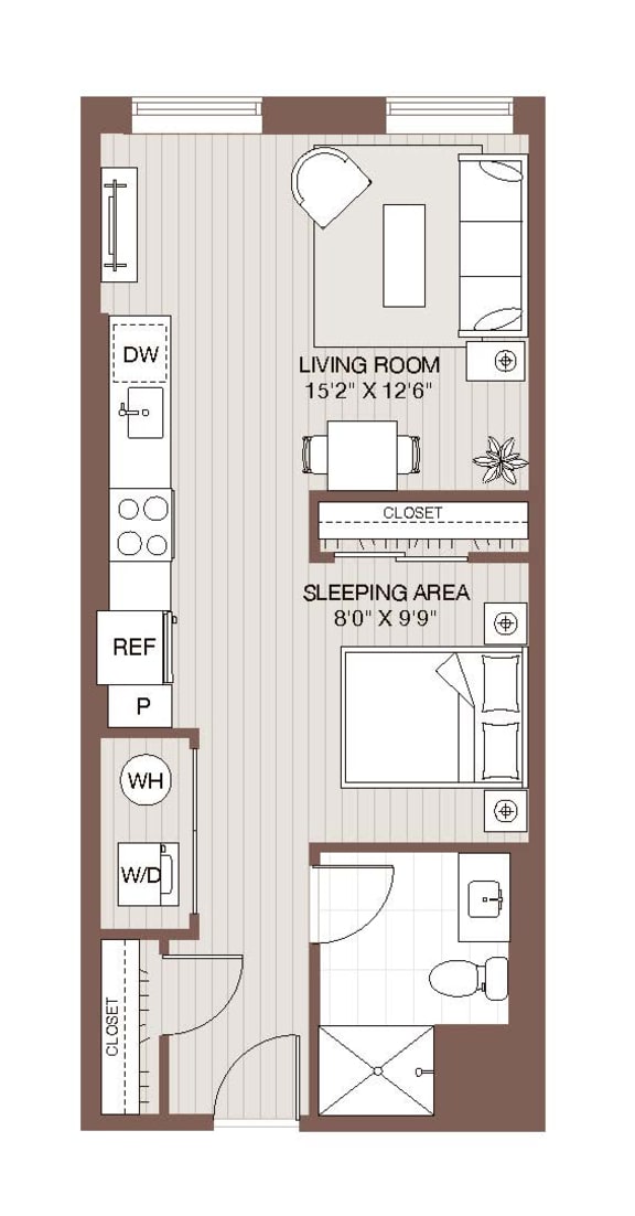 S1 Floorplan S1 Floorplan at Windsor Radio Factory, Melrose, MA