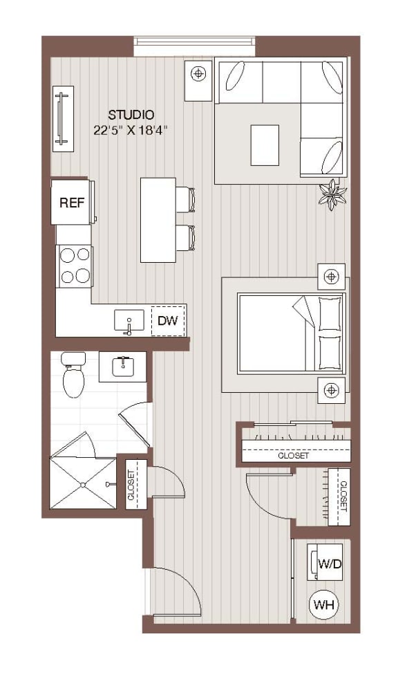 S2 Floorplan S2 Floorplan at Windsor Radio Factory, Melrose, 02176