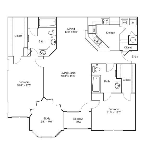 Floor Plans of Preston Peak in San Antonio, TX