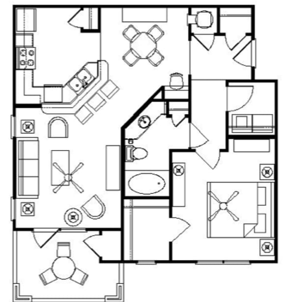 1, 2 & 3 Bedroom Apartments in Dawsonville GA Crossings of Dawsonville