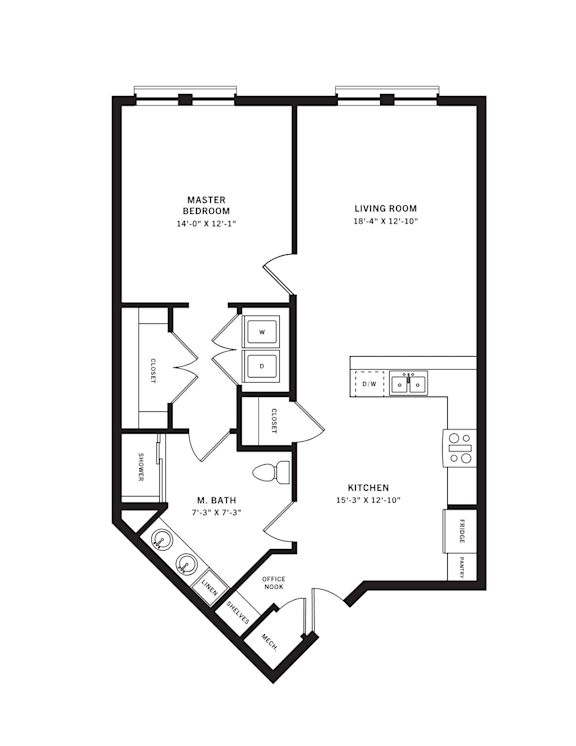 1 & 2 Bed Apartments in Lakeland, TN Lakeland Town Square