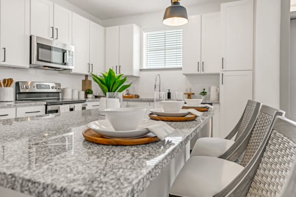 Kitchen Counters at The Livano at Bluewood, Texas