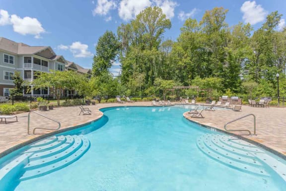 Outdoor Pool at Legends at Chatham, Savannah, GA, 31405