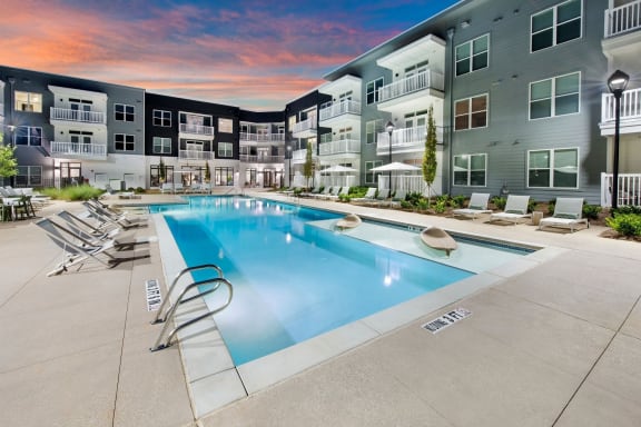 Twilight Pool View at The Barrett, Marietta, 30066