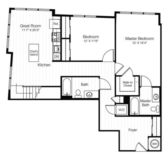 Floor Plans of The Allure Mineola in Mineola, NY
