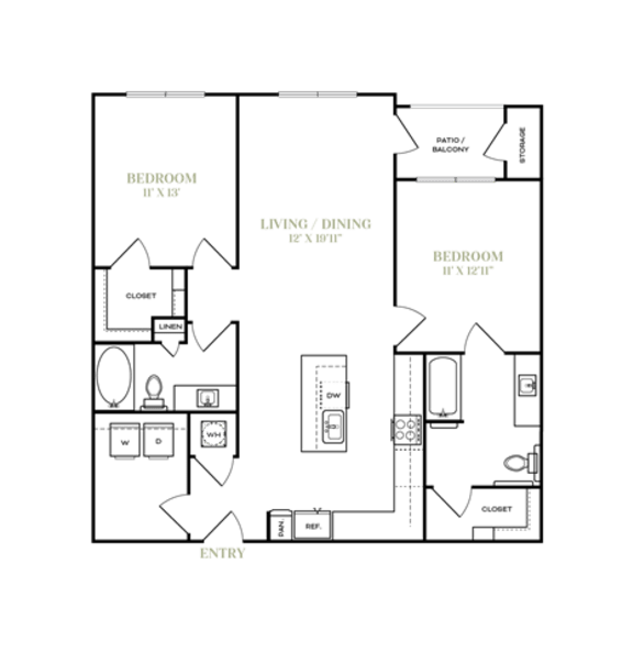 Luxury Apartments Fort Worth Floor Plans Elm at River Park