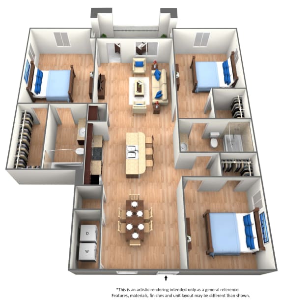 1, 2 & 3Bedroom Jupiter, FL Apartments The Dakota
