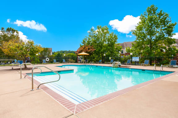 Swimming Pool on a Sunny Day at Malvern Lakes, Fredericksburg, VA, 22406