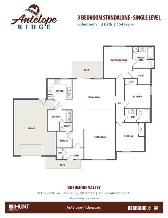2, 3, 4 & 5 Bedroom Homes for Rent in Box Elder, SD Antelope Ridge