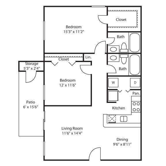 Floor Plans of Mirada at La Jolla Colony Apartments in San Diego, CA