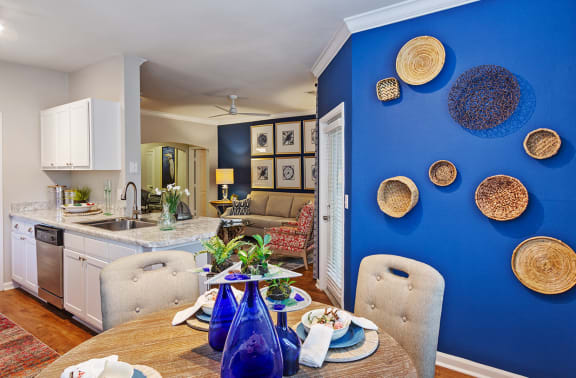 Dining Room With Kitchen at Sweetgrass Landing, Mount Pleasant, South Carolina