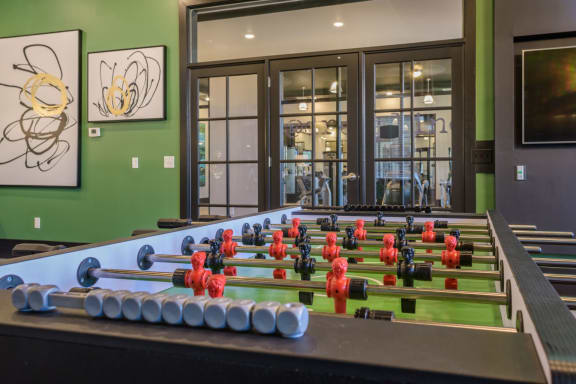 Foosball Table at Abberly Square Apartment Homes, Waldorf